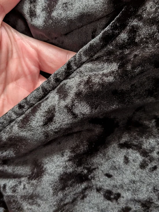 torrid Black Velvet Sleep Pants - Picture 3 of 3